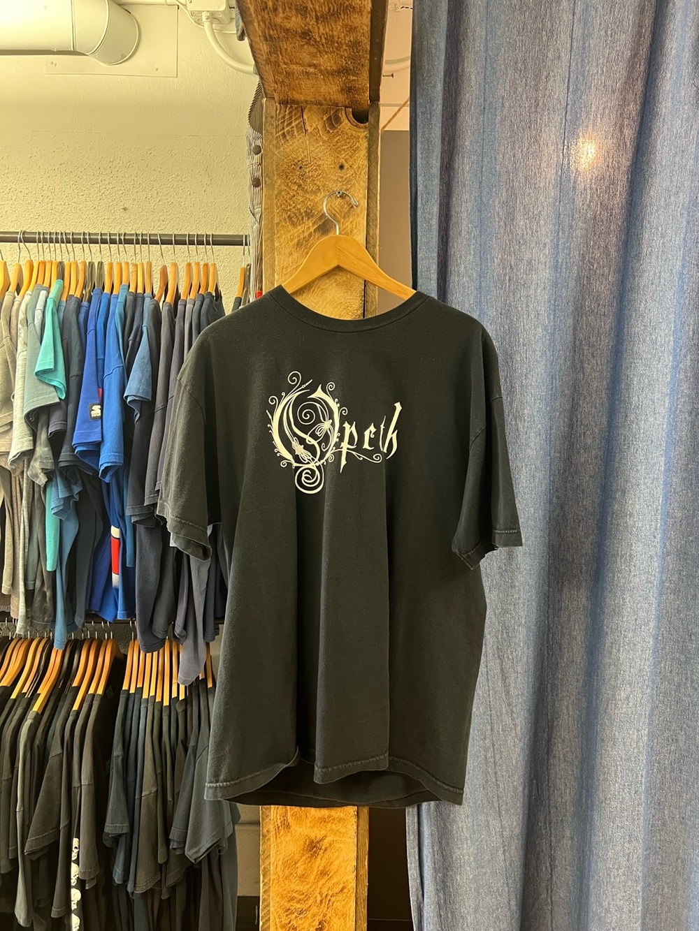 Vintage 2003 Opeth Black Graphic T-shirt
